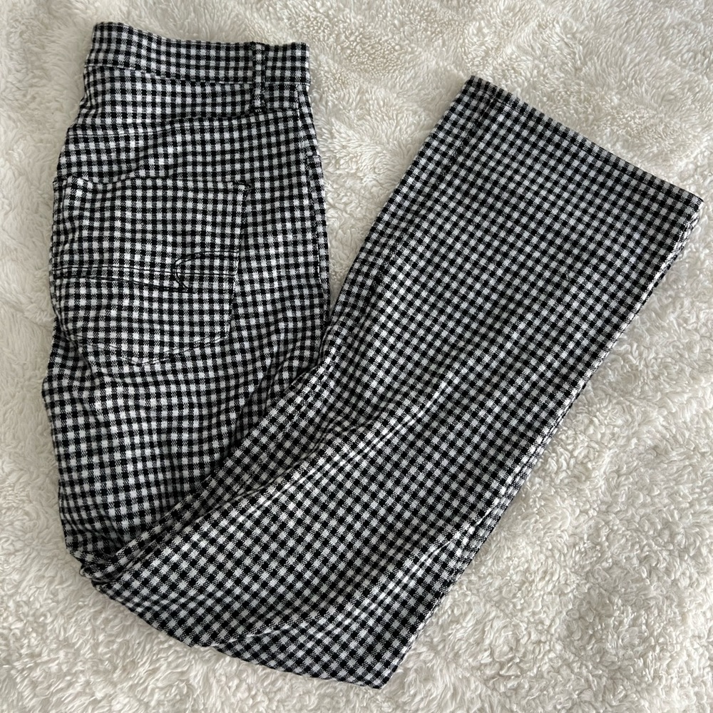 AE Flare Plaid Pants